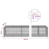 Gabion 3,5 mm langasta ja 5x2,5 cm verkosta 1050x100x50 cm