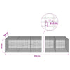 Gabion 3,5 mm langasta ja 5x2,5 cm verkosta 1150x100x50 cm