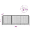 Gabion 3,5 mm langasta ja 5x2,5 cm verkosta 300x100x100 cm