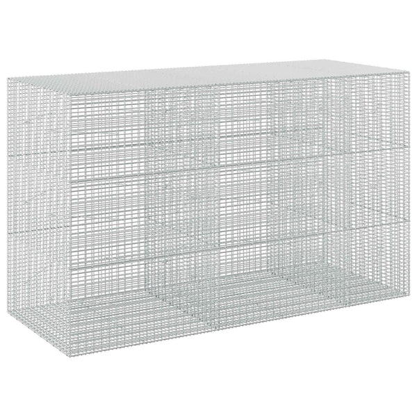 Gabion 3,5 mm langasta ja 5x2,5 cm verkosta 250x100x150 cm