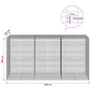 Gabion 3,5 mm langasta ja 5x2,5 cm verkosta 300x100x150 cm