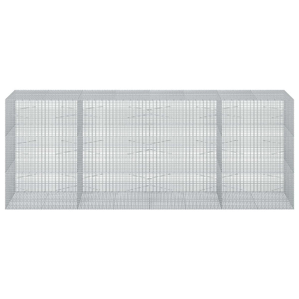 Gabion 3,5 mm langasta ja 5x2,5 cm verkosta 400x100x150 cm