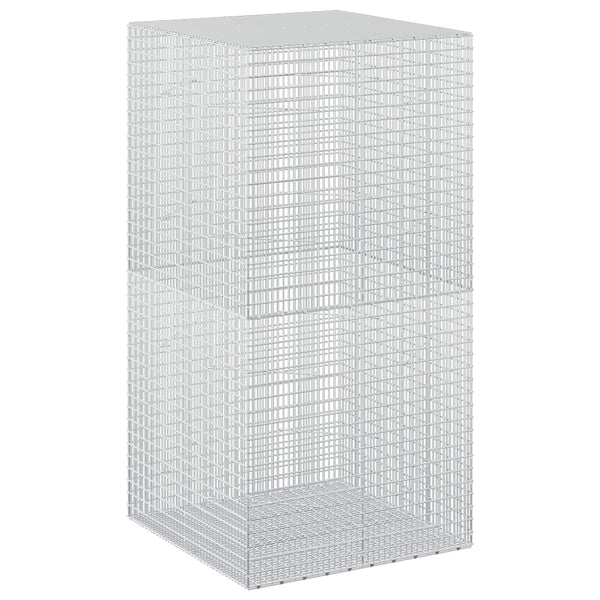 Gabion 3,5 mm langasta ja 5x2,5 cm verkosta 100x100x200 cm