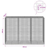 Gabion 3,5 mm langasta ja 5x2,5 cm verkosta 300x100x200 cm