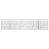 Gabioni, jossa 3,5 mm langat ja 5x5 cm verkko 250x10x50 cm