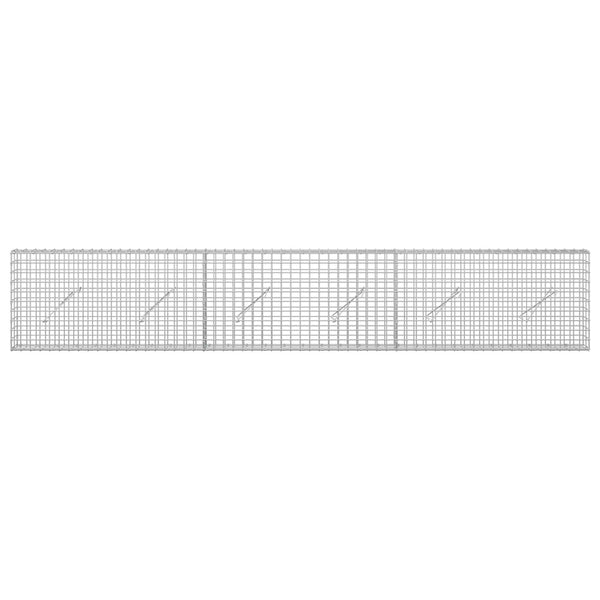 Gabioni, jossa 3,5 mm langat ja 5x5 cm verkko 300x10x50 cm