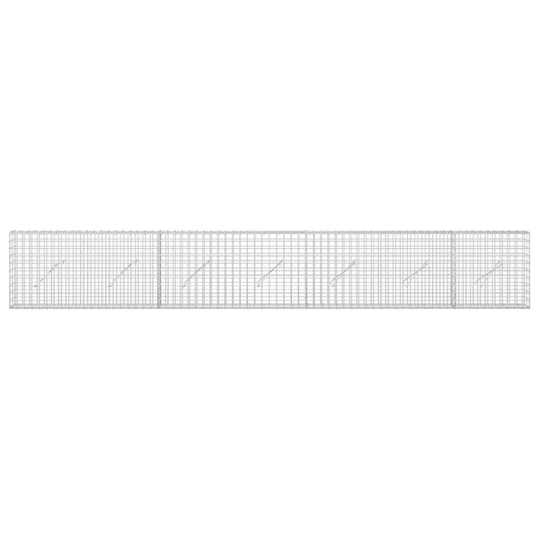 Gabioni, jossa 3,5 mm langat ja 5x5 cm verkko 350x10x50 cm