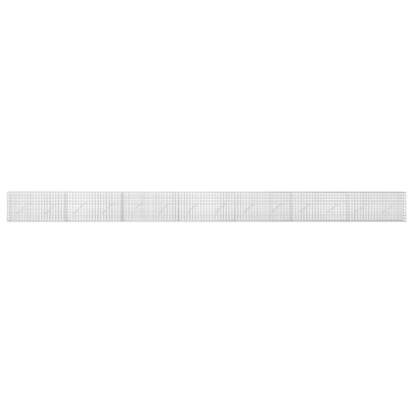 Gabioni, jossa 3,5 mm langat ja 5x5 cm verkko 700x10x50 cm