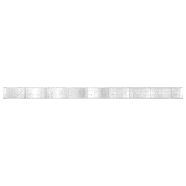Gabioni, jossa 3,5 mm langat ja 5x5 cm verkko 850x10x50 cm
