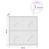 Gabioni, jossa 3,5 mm langat ja 5x5 cm verkko 100x10x100 cm