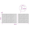 Gabioni, jossa 3,5 mm langat ja 5x5 cm verkko 400x10x100 cm