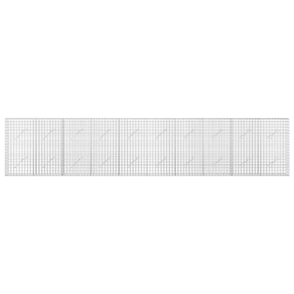 Gabioni, jossa 3,5 mm langat ja 5x5 cm verkko 500x10x100 cm