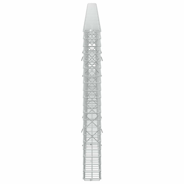 Gabioni, jossa 3,5 mm langat ja 5x5 cm verkko 500x10x100 cm