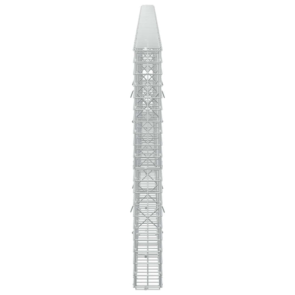 Gabioni, jossa 3,5 mm langat ja 5x5 cm verkko 550x10x100 cm