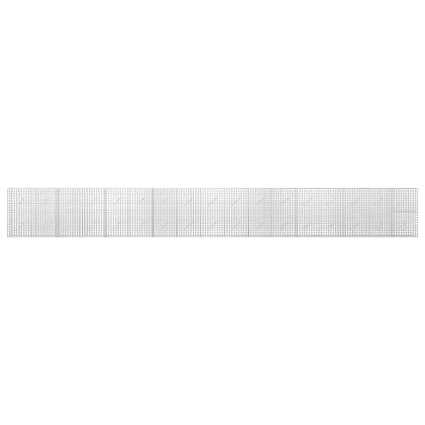 Gabioni, jossa 3,5 mm langat ja 5x5 cm verkko 850x10x100 cm