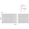 Gabioni, jossa 3,5 mm langat ja 5x5 cm verkko 900x10x100 cm
