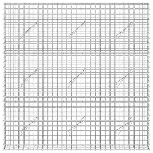 Gabioni, jossa 3,5 mm langat ja 5x5 cm verkko 150x10x150 cm