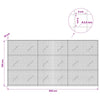 Gabioni, jossa 3,5 mm langat ja 5x5 cm verkko 300x10x150 cm