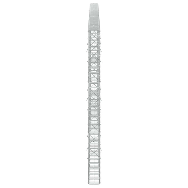 Gabioni, jossa 3,5 mm langat ja 5x5 cm verkko 350x10x150 cm