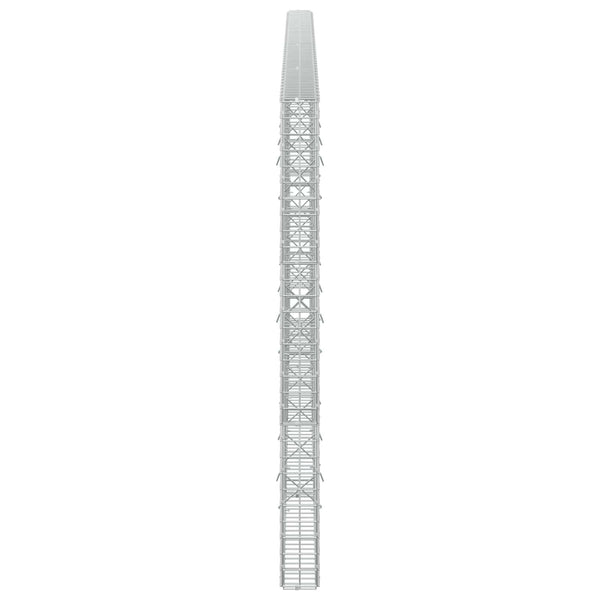 Gabioni, jossa 3,5 mm langat ja 5x5 cm verkko 400x10x150 cm