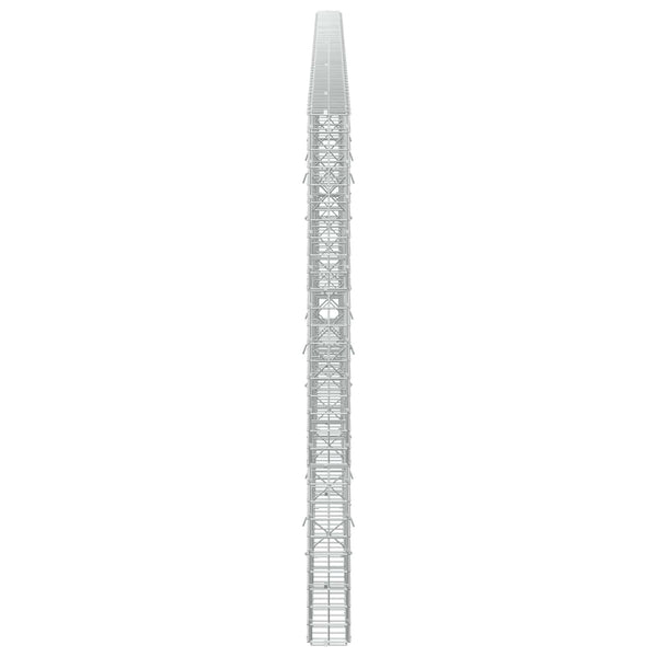 Gabioni, jossa 3,5 mm langat ja 5x5 cm verkko 450x10x150 cm