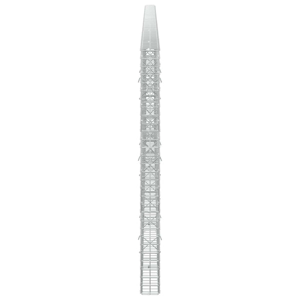 Gabioni, jossa 3,5 mm langat ja 5x5 cm verkko 550x10x150 cm