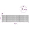Gabioni, jossa 3,5 mm langat ja 5x5 cm verkko 600x10x150 cm