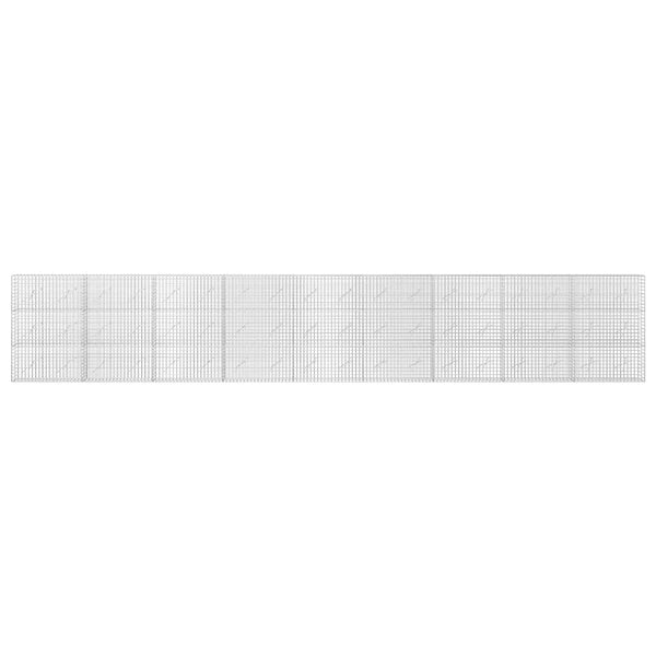 Gabioni, jossa 3,5 mm langat ja 5x5 cm verkko 900x10x150 cm
