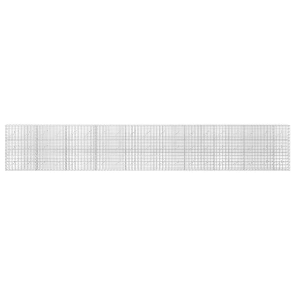 Gabioni, jossa 3,5 mm langat ja 5x5 cm verkko 950x10x150 cm