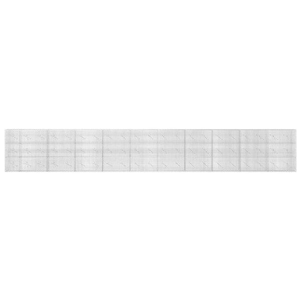 Gabioni, jossa 3,5 mm langat ja 5x5 cm verkko 1050x10x150 cm