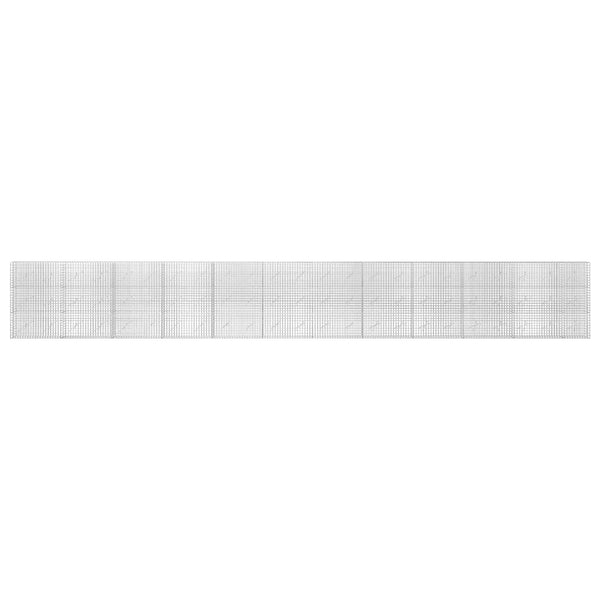 Gabioni, jossa 3,5 mm langat ja 5x5 cm verkko 1150x10x150 cm