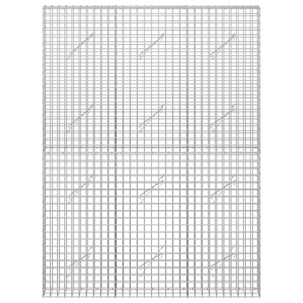 Gabioni, jossa 3,5 mm langat ja 5x5 cm verkko 150x10x200 cm