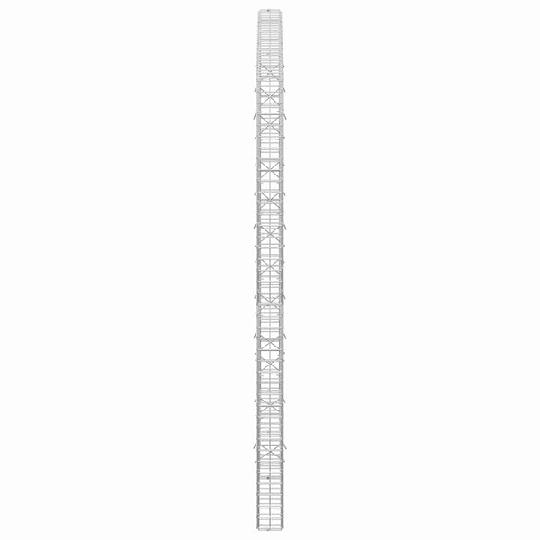 Gabioni, jossa 3,5 mm langat ja 5x5 cm verkko 150x10x200 cm
