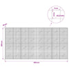Gabioni, jossa 3,5 mm langat ja 5x5 cm verkko 400x10x200 cm