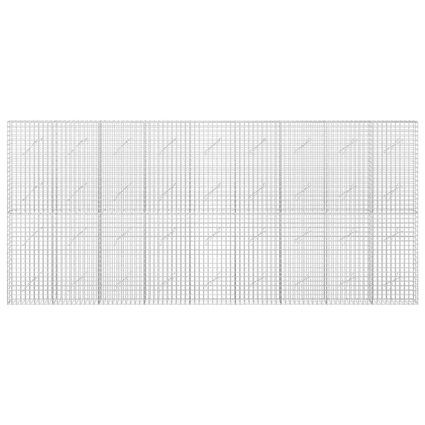 Gabioni, jossa 3,5 mm langat ja 5x5 cm verkko 450x10x200 cm