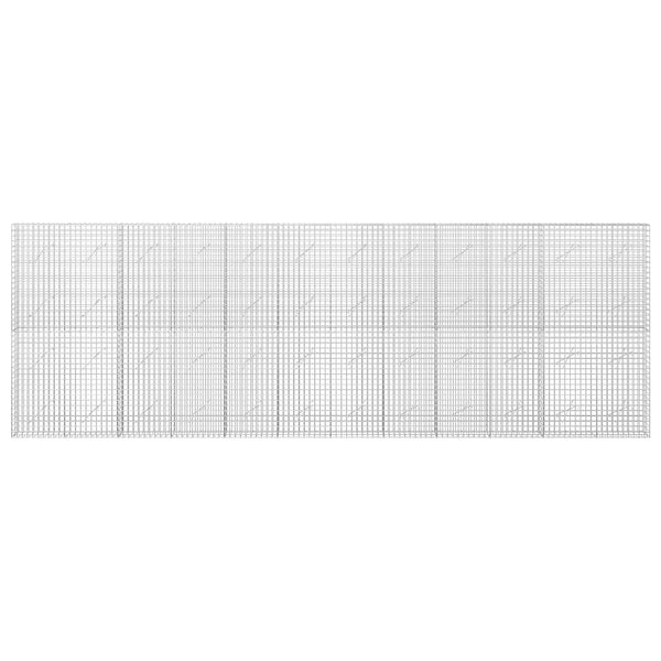 Gabioni, jossa 3,5 mm langat ja 5x5 cm verkko 600x10x200 cm
