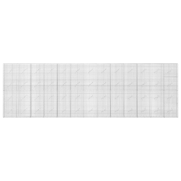 Gabioni, jossa 3,5 mm langat ja 5x5 cm verkko 650x10x200 cm