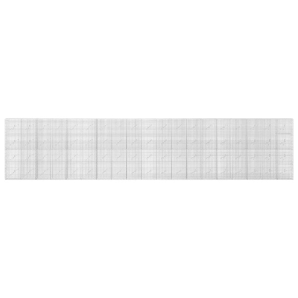 Gabioni, jossa 3,5 mm langat ja 5x5 cm verkko 950x10x200 cm