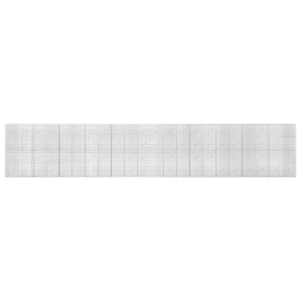 Gabioni, jossa 3,5 mm langat ja 5x5 cm verkko 1100x10x200 cm