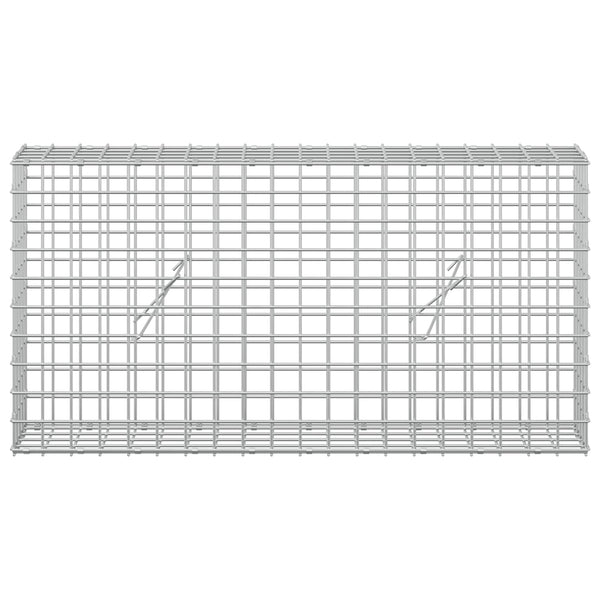 Gabioni, jossa 3,5 mm langat ja 5x5 cm verkko 100x20x50 cm