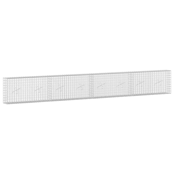 Gabioni, jossa 3,5 mm langat ja 5x5 cm verkko 400x20x50 cm