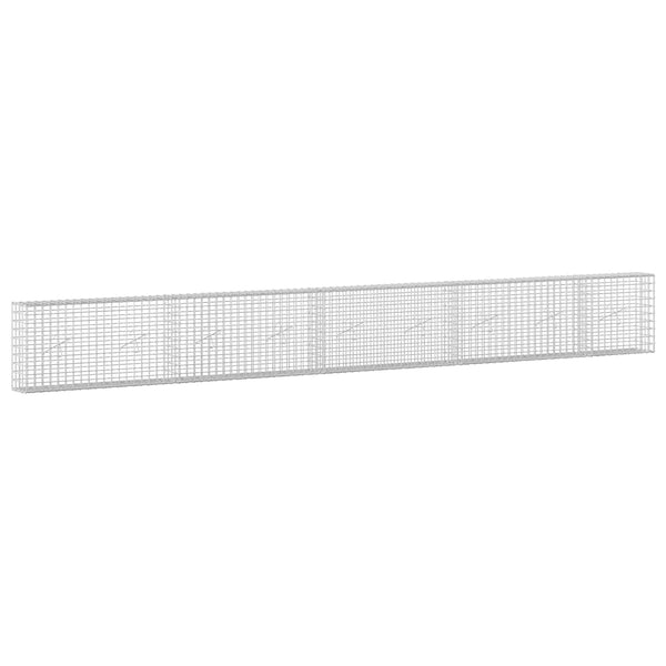 Gabioni, jossa 3,5 mm langat ja 5x5 cm verkko 450x20x50 cm