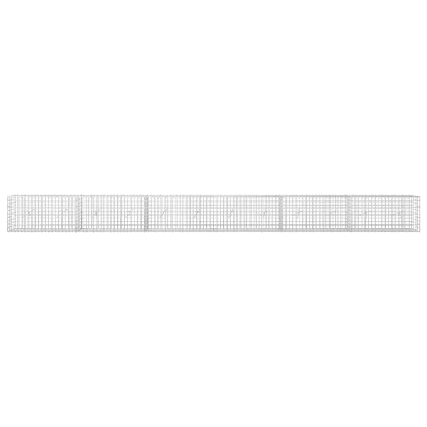 Gabioni, jossa 3,5 mm langat ja 5x5 cm verkko 600x20x50 cm