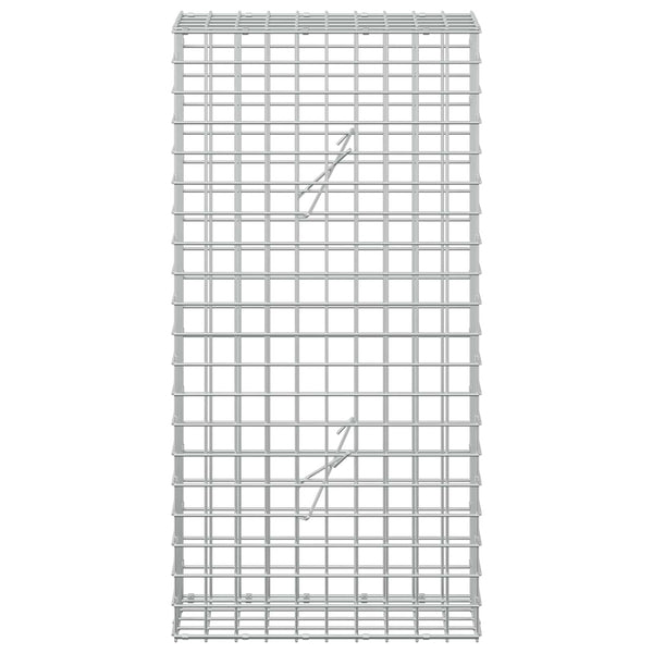 Gabioni, jossa 3,5 mm langat ja 5x5 cm verkko 50x20x100 cm