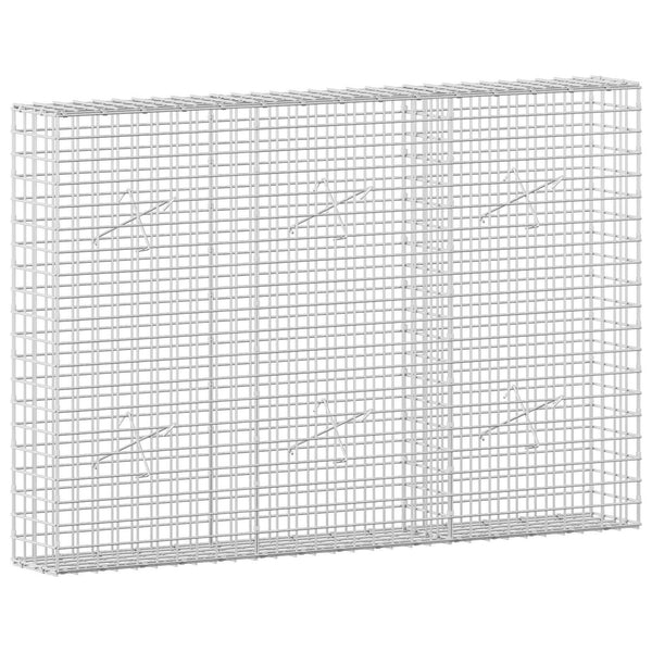 Gabioni, jossa 3,5 mm langat ja 5x5 cm verkko 150x20x100 cm