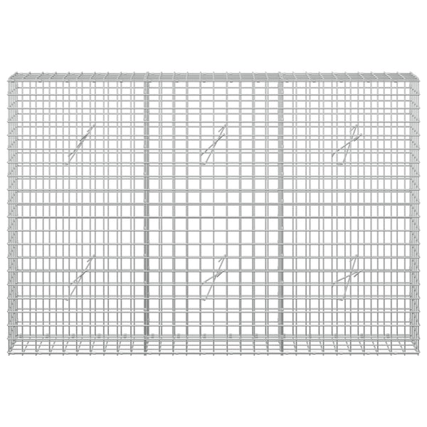 Gabioni, jossa 3,5 mm langat ja 5x5 cm verkko 150x20x100 cm