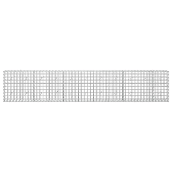 Gabioni, jossa 3,5 mm langat ja 5x5 cm verkko 550x20x100 cm