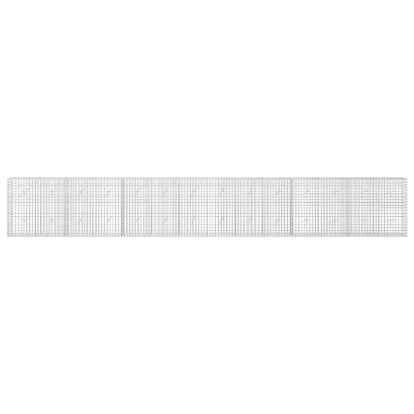 Gabioni, jossa 3,5 mm langat ja 5x5 cm verkko 700x20x100 cm