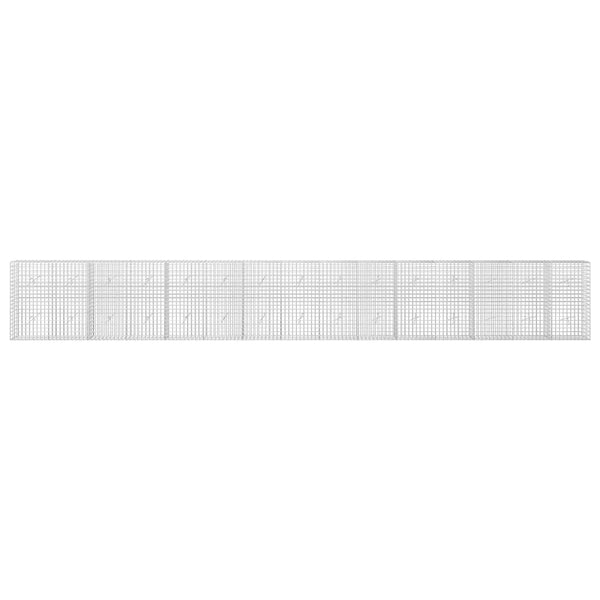 Gabioni, jossa 3,5 mm langat ja 5x5 cm verkko 750x20x100 cm