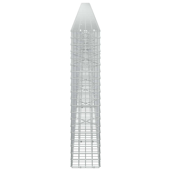 Gabioni, jossa 3,5 mm langat ja 5x5 cm verkko 750x20x100 cm